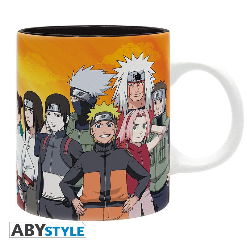 Taza Konoha Ninjas Naruto Shippuden 320ml - Espadas y Más