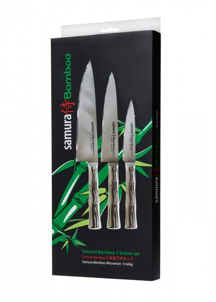 Juego de cuchillos de 3 piezas Samura Bamboo TCSBA-0220 - Espadas y Más