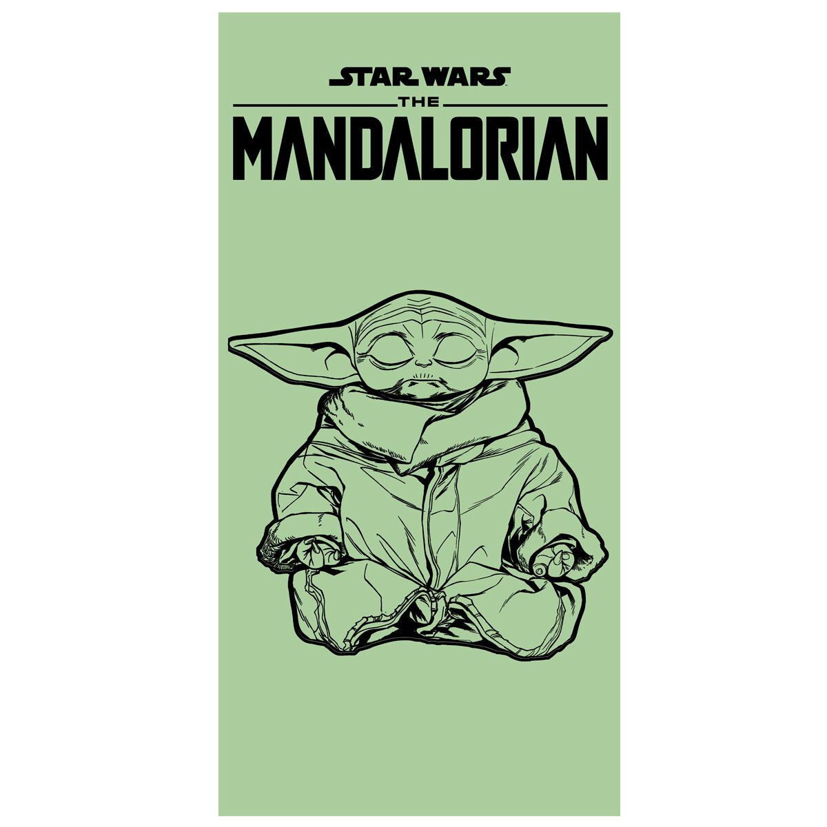 Toalla Yoda the Child The Mandalorian Star Wars algodon - Espadas y Más