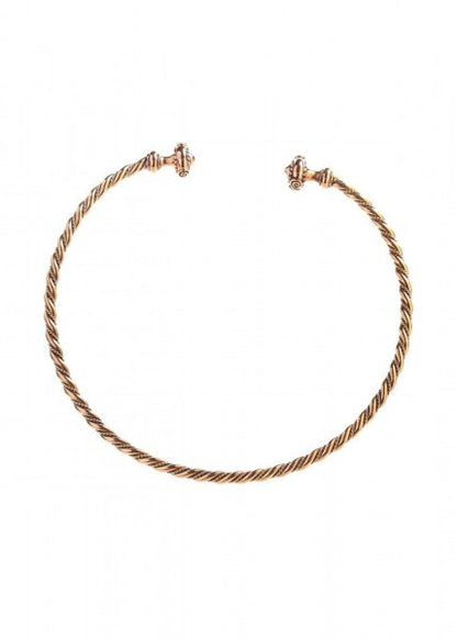 Torques, collar celta de bronce, con cordones 1404818270 - Espadas y Más