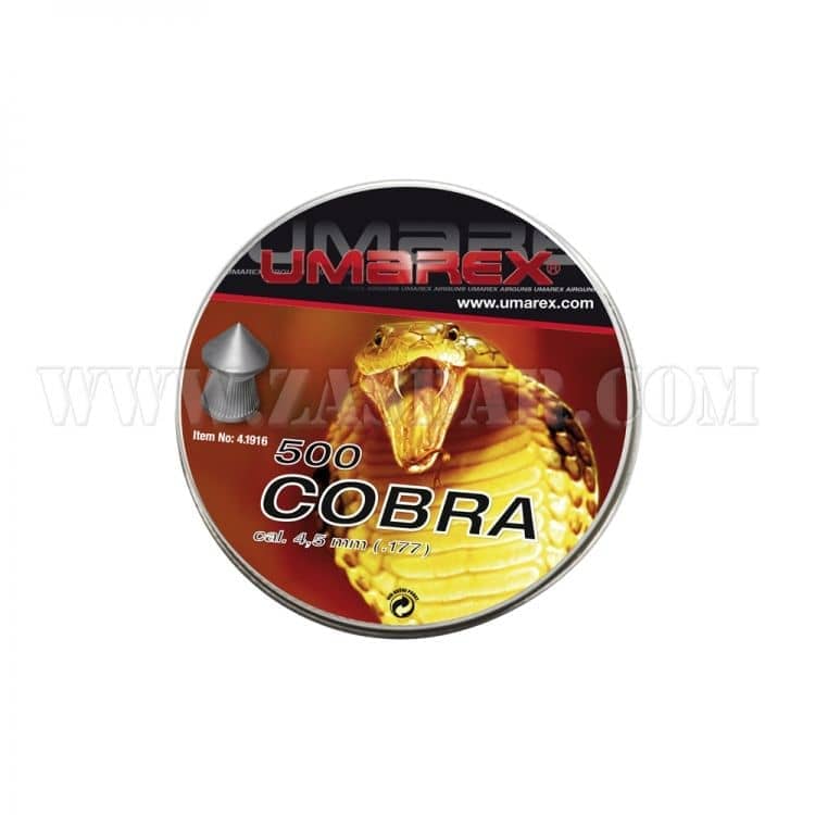 U4.1916 Balines Umarex Cobra 0,50 G 500 X 5 Pack - 4,5mm - Espadas y Más