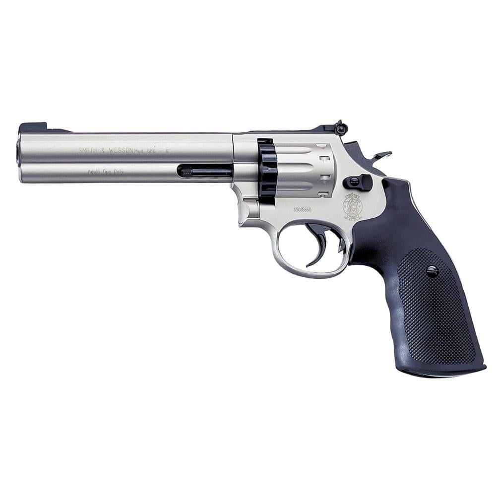 U448.00.02 Revolver Balines Smith&Wesson Mod. 686 Niquel 6'' - Espadas y Más