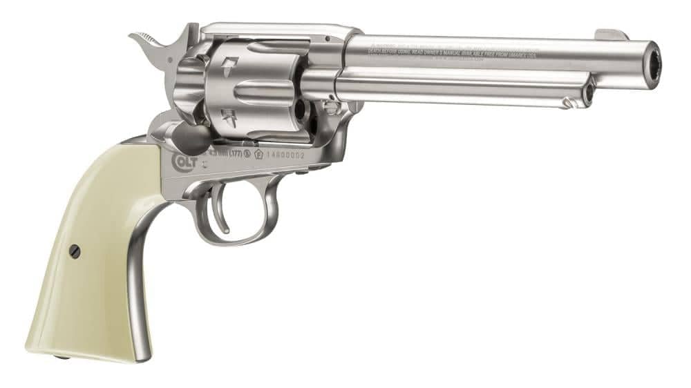 U5.8309 Revolver Colt Peacemaker Niquel White Single Action Army Co2 (copia) - Espadas y Más