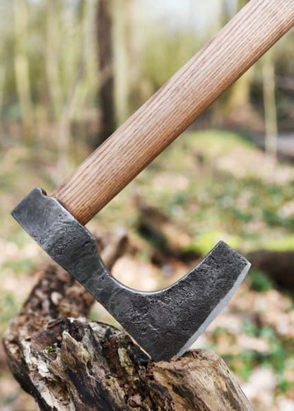Hacha vikinga, acero forjado a mano, tipo C ULF-AX-16 - Espadas y Más