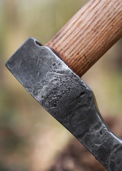 Hacha vikinga, acero forjado a mano, tipo C ULF-AX-16 - Espadas y Más
