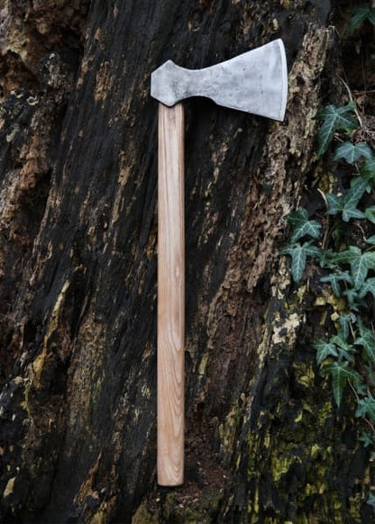 Hacha vikinga, acero forjado a mano, Tipo F ULF-AX-18 - Espadas y Más