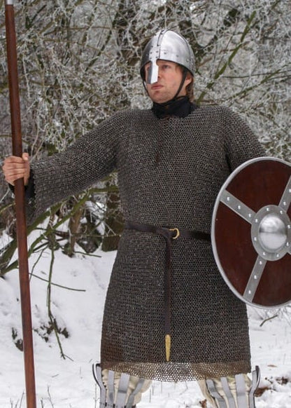 Cota de malla de hauberk de acero para muelles, DI 8 mm, sin tratar ULF-BTW-HK - Espadas y Más