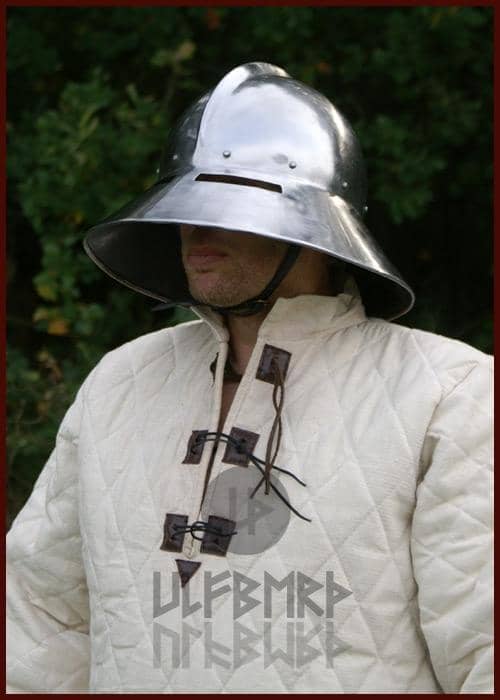 ULF-CL-05B Gambeson largo de algodón y relleno de lana - Espadas y Más