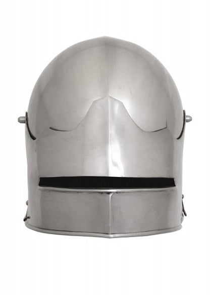 ULF-HM-08 Casco Schaller gótico, acero de 2 mm - Espadas y Más