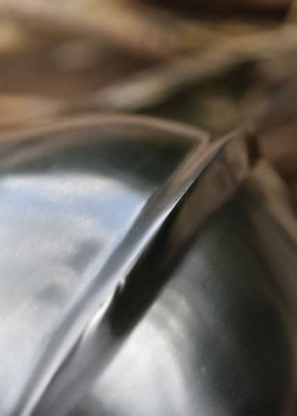 ULF-HM-11 Casco Barbuta italiana, 1440 c, acero de 2 mm - Espadas y Más