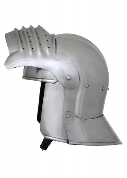 ULF-HM-18 Casco medieval Fuelle-Schaller acero de 2 mm - Espadas y Más