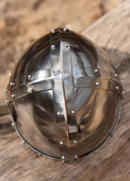 ULF-HM-25 Casco vikingo, normando nasal Spanghelm 2 mm - Espadas y Más