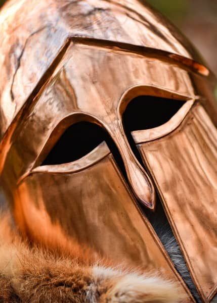 ULF-HM-54-M Casco Corintio A Bronce - Espadas y Más