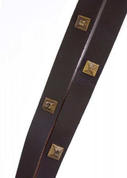 ULF-LP-10 Cinturón largo medieval con tachuelas decorativas - Espadas y Más