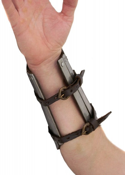 ULF-PA-10 Protector de antebrazos o brazal de tiras de acero - Espadas y Más