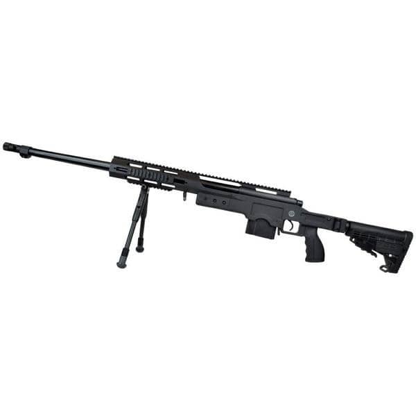 RIFLE MUELLE WELL SNIPER NEGRO (MB4412B) - Espadas y Más