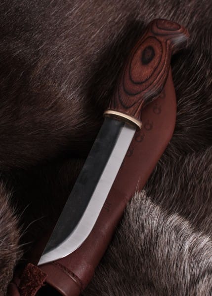 Cuchillo de caza Karhuleuku ruskea, Wood Jewel WJ-23KLRU - Espadas y Más