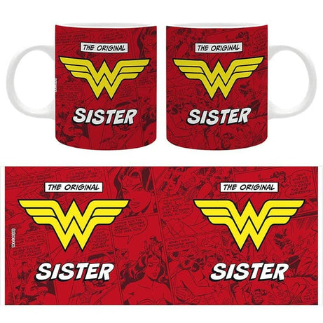 Wonder Woman - Mug 320ml - THE ORIGINAL "W" SISTER x2 - Espadas y Más