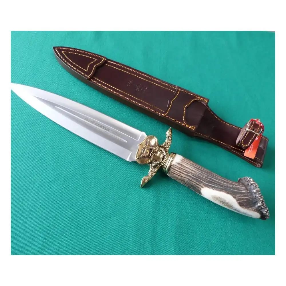 CUCHILLO MUELA LUJO CERVUS-26L - Espadas y Más