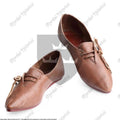 Zapato bajo Cuero Marrón, S. XIII - Espadas y Más