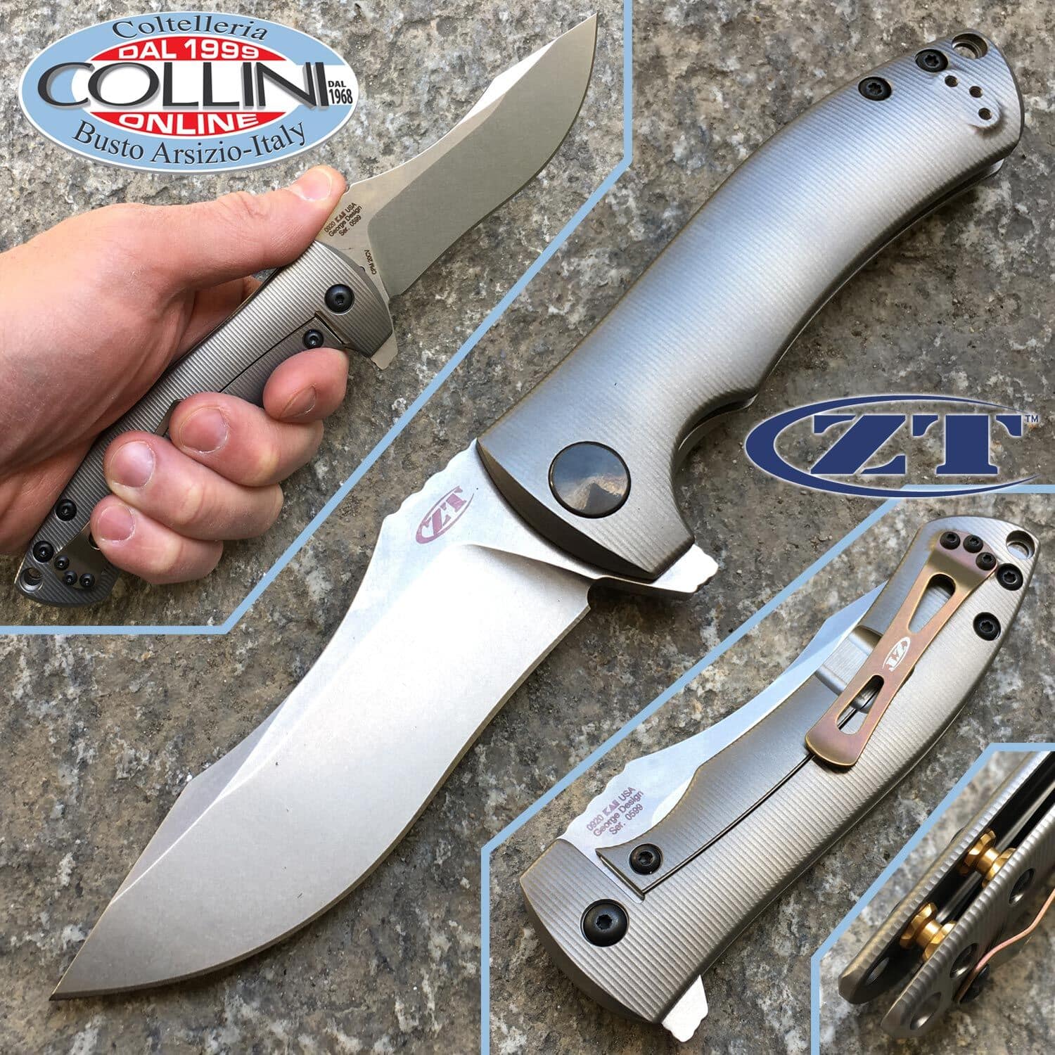 ZT-0920 Navaja ZT 0920 Les George - Espadas y Más